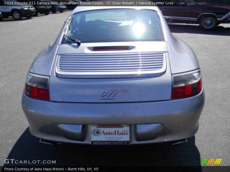 GT Silver Metallic / Natural Leather Grey 2004 Porsche 911 Carrera 40th Anniversary Edition Coupe