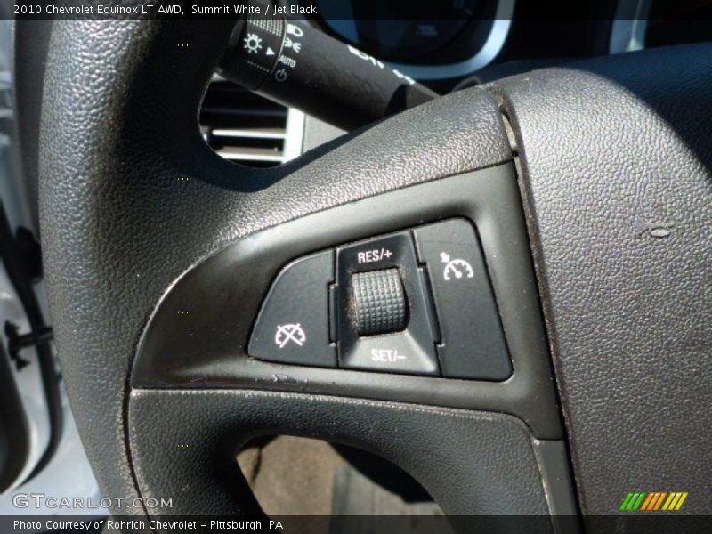 Summit White / Jet Black 2010 Chevrolet Equinox LT AWD