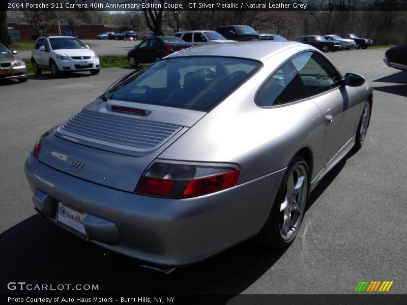 GT Silver Metallic / Natural Leather Grey 2004 Porsche 911 Carrera 40th Anniversary Edition Coupe