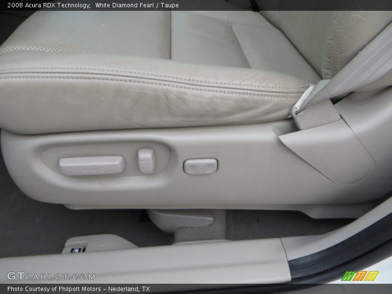 White Diamond Pearl / Taupe 2008 Acura RDX Technology