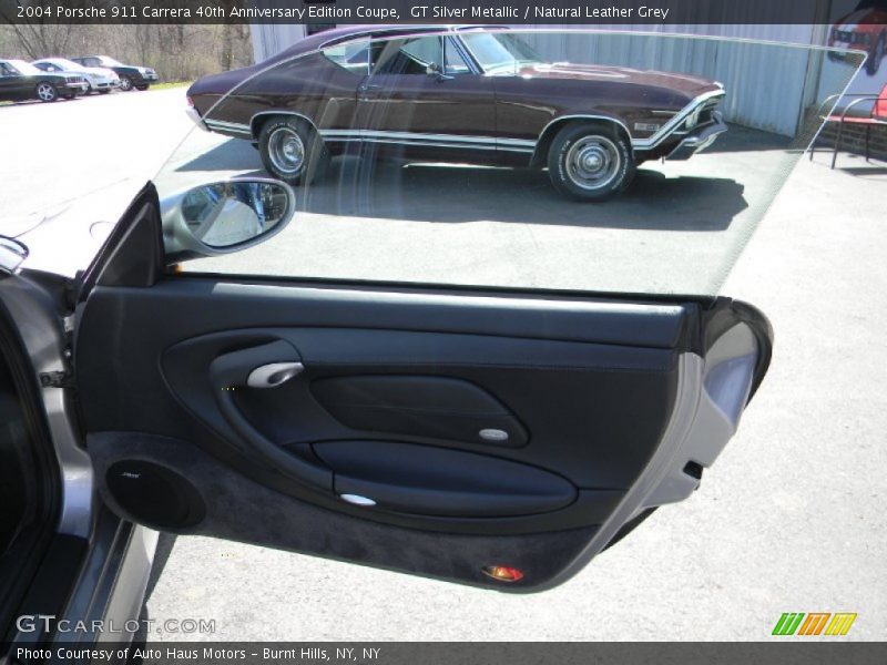 GT Silver Metallic / Natural Leather Grey 2004 Porsche 911 Carrera 40th Anniversary Edition Coupe