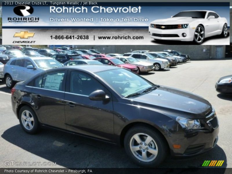 Tungsten Metallic / Jet Black 2013 Chevrolet Cruze LT