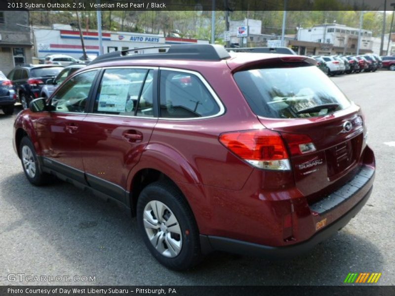 Venetian Red Pearl / Black 2013 Subaru Outback 2.5i