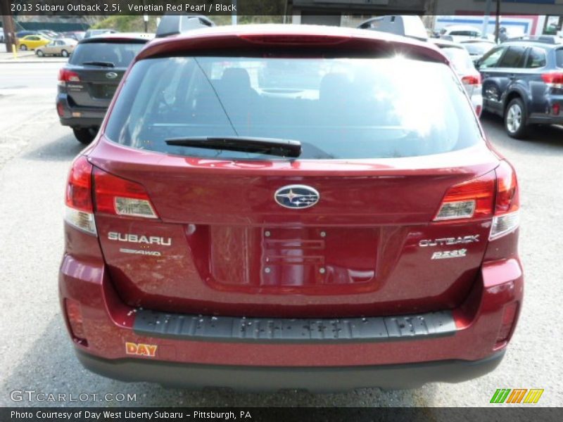 Venetian Red Pearl / Black 2013 Subaru Outback 2.5i