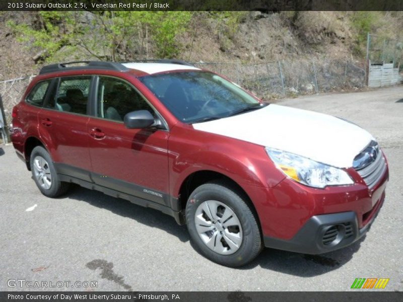 Venetian Red Pearl / Black 2013 Subaru Outback 2.5i