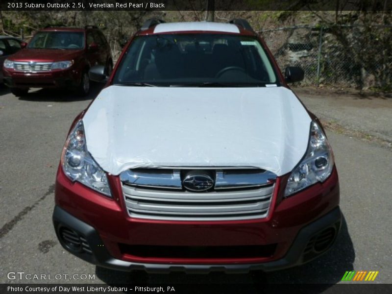 Venetian Red Pearl / Black 2013 Subaru Outback 2.5i