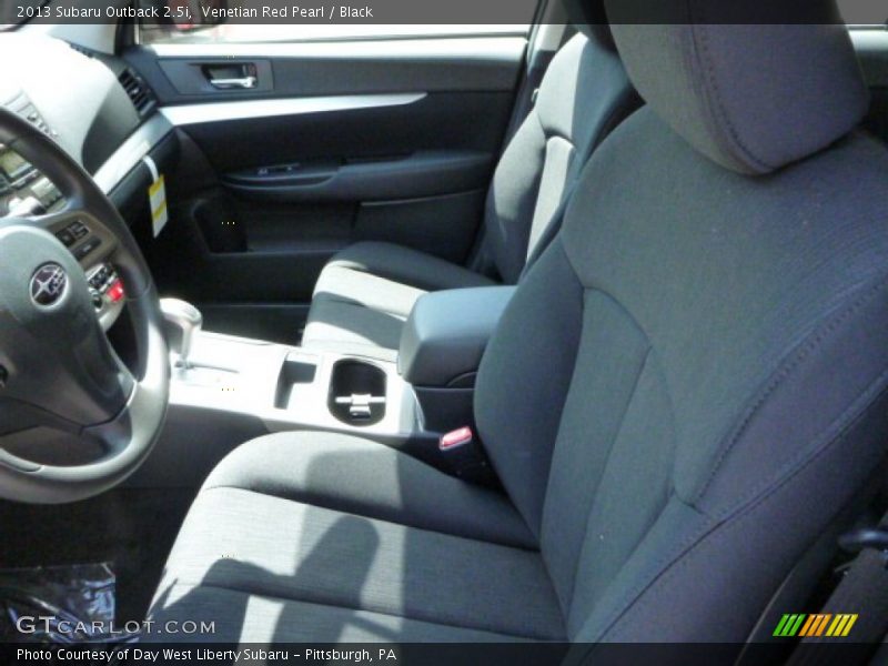 Venetian Red Pearl / Black 2013 Subaru Outback 2.5i