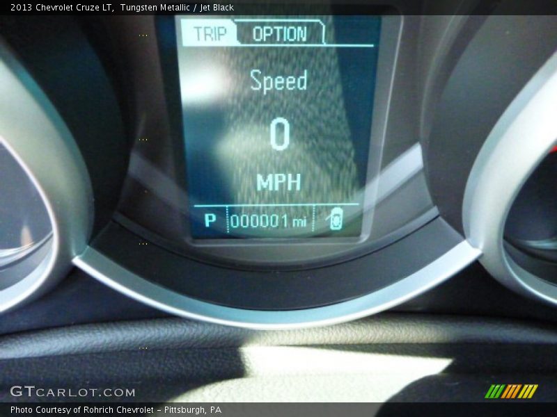 Tungsten Metallic / Jet Black 2013 Chevrolet Cruze LT