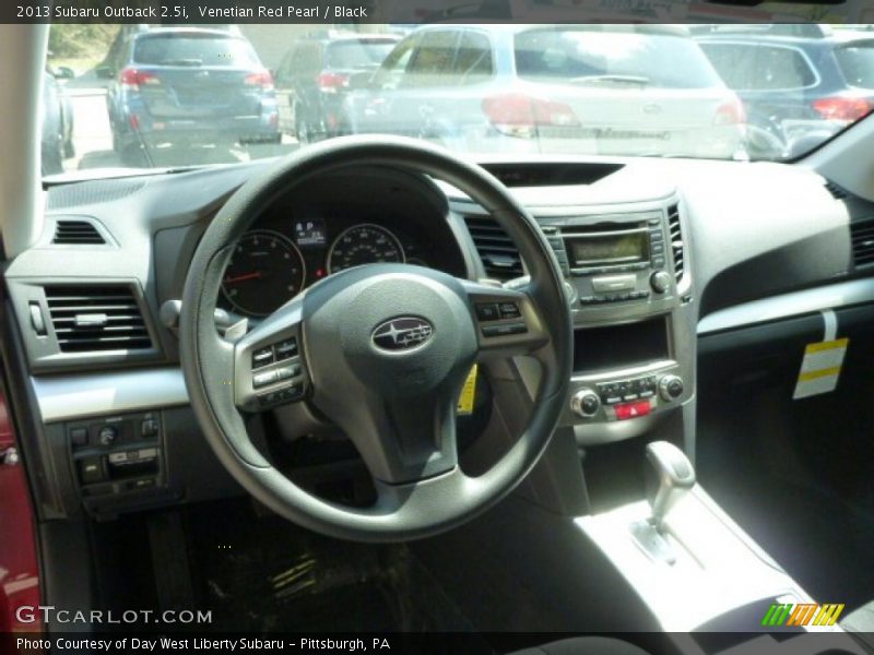 Venetian Red Pearl / Black 2013 Subaru Outback 2.5i