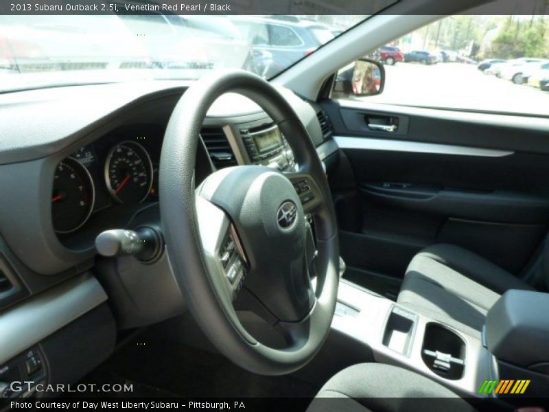 Venetian Red Pearl / Black 2013 Subaru Outback 2.5i