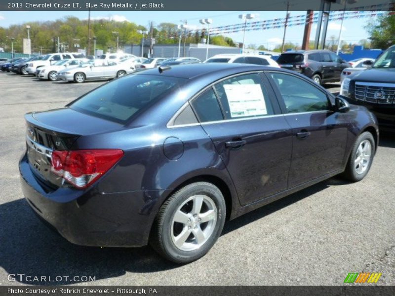Blue Ray Metallic / Jet Black 2013 Chevrolet Cruze LT