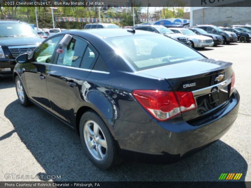 Blue Ray Metallic / Jet Black 2013 Chevrolet Cruze LT