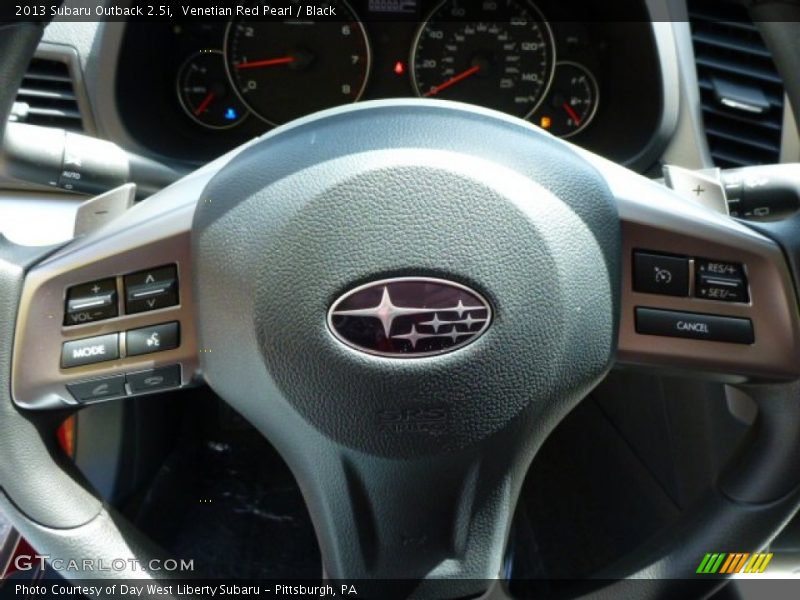Venetian Red Pearl / Black 2013 Subaru Outback 2.5i