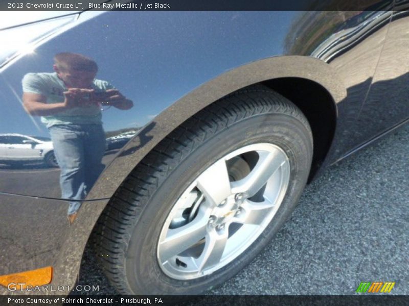 Blue Ray Metallic / Jet Black 2013 Chevrolet Cruze LT