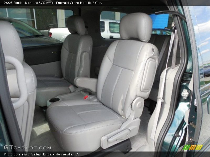 Emerald Green Metallic / Gray 2006 Pontiac Montana SV6 AWD