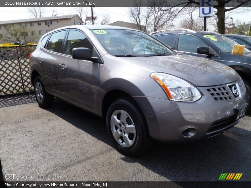 Gotham Gray / Black 2010 Nissan Rogue S AWD