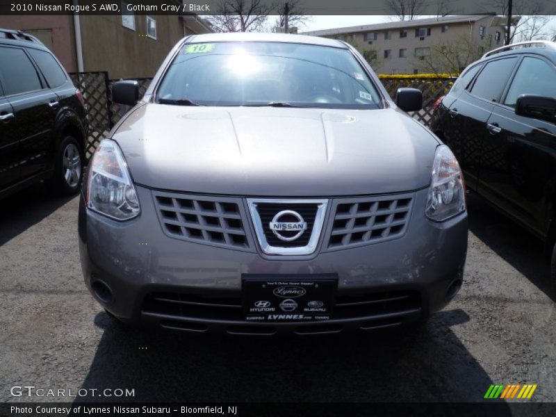 Gotham Gray / Black 2010 Nissan Rogue S AWD