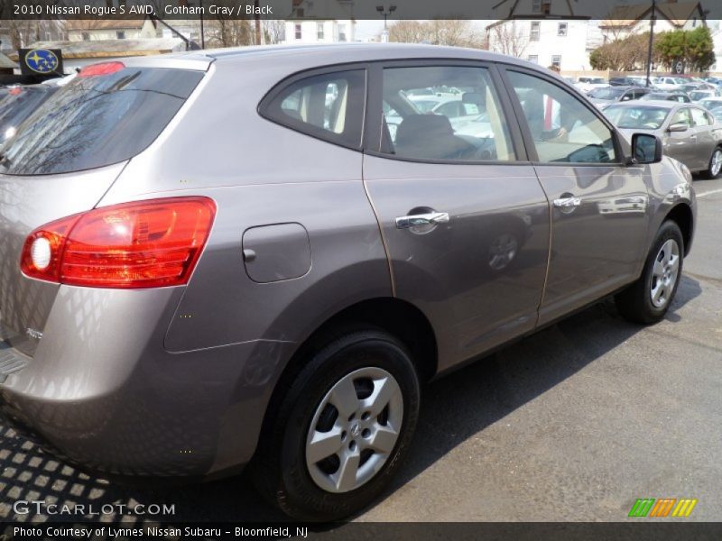 Gotham Gray / Black 2010 Nissan Rogue S AWD