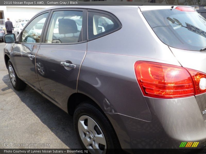 Gotham Gray / Black 2010 Nissan Rogue S AWD