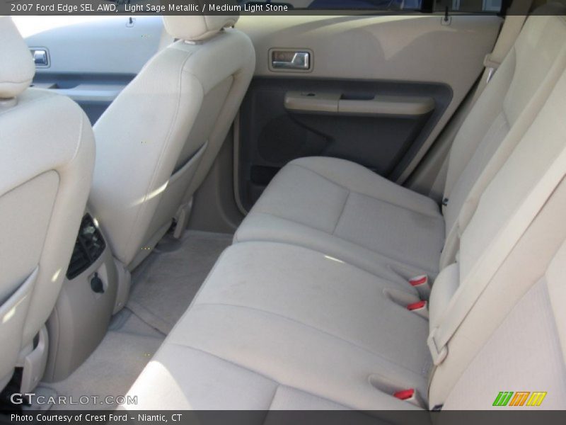 Light Sage Metallic / Medium Light Stone 2007 Ford Edge SEL AWD