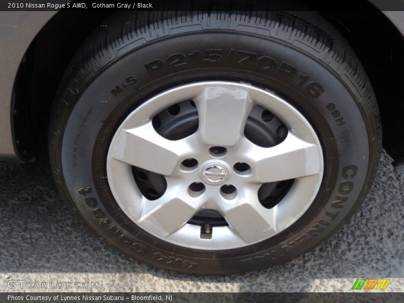 Gotham Gray / Black 2010 Nissan Rogue S AWD