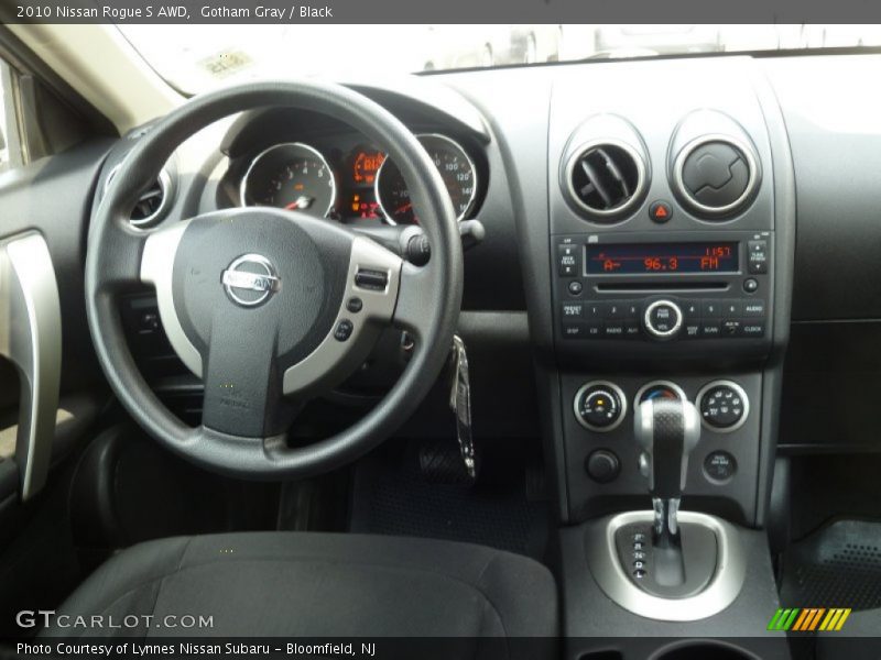 Gotham Gray / Black 2010 Nissan Rogue S AWD