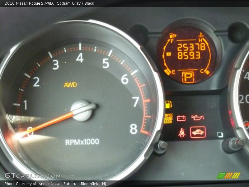 Gotham Gray / Black 2010 Nissan Rogue S AWD