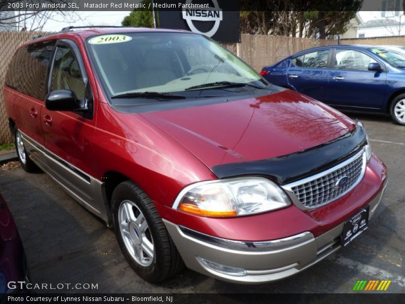 Matador Red Metallic / Medium Parchment 2003 Ford Windstar SEL