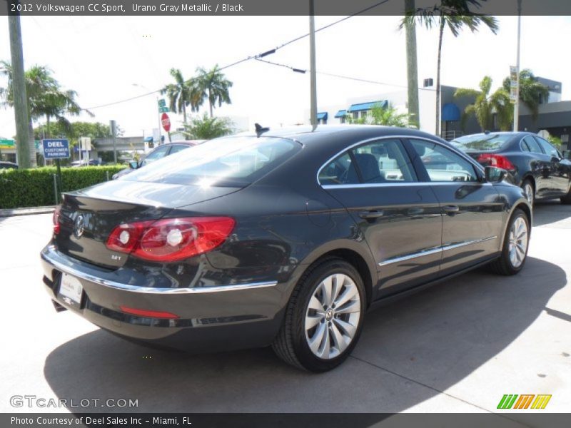 Urano Gray Metallic / Black 2012 Volkswagen CC Sport