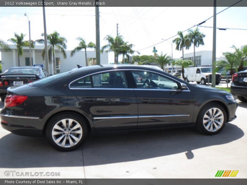 Urano Gray Metallic / Black 2012 Volkswagen CC Sport