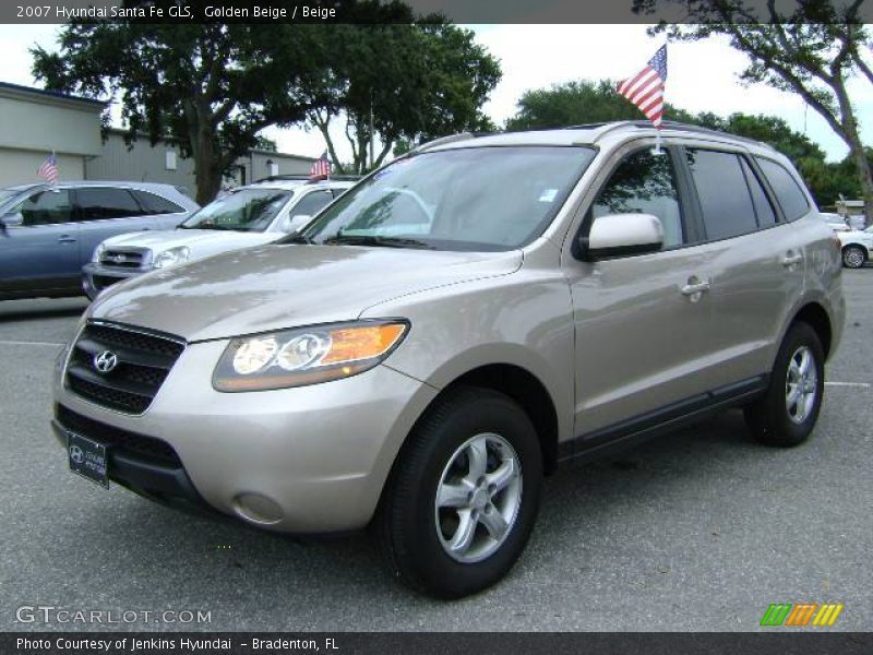Golden Beige / Beige 2007 Hyundai Santa Fe GLS