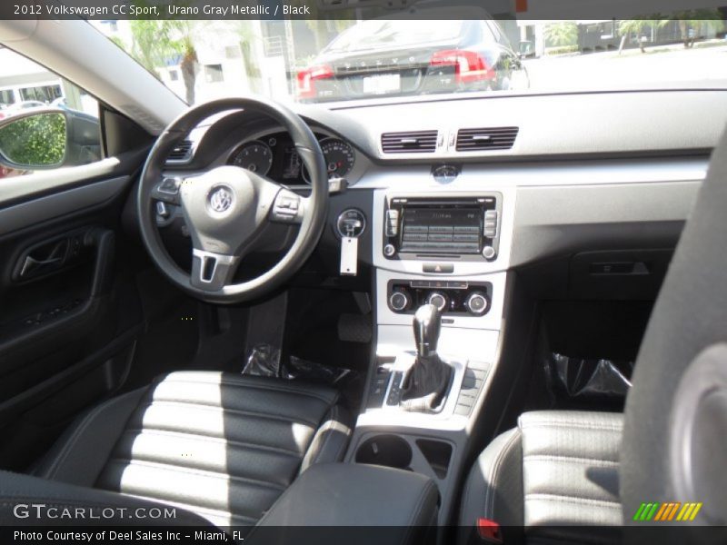 Urano Gray Metallic / Black 2012 Volkswagen CC Sport