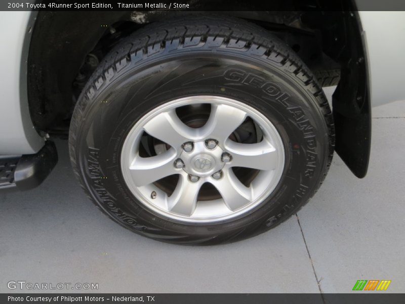 Titanium Metallic / Stone 2004 Toyota 4Runner Sport Edition