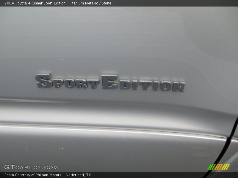 Titanium Metallic / Stone 2004 Toyota 4Runner Sport Edition