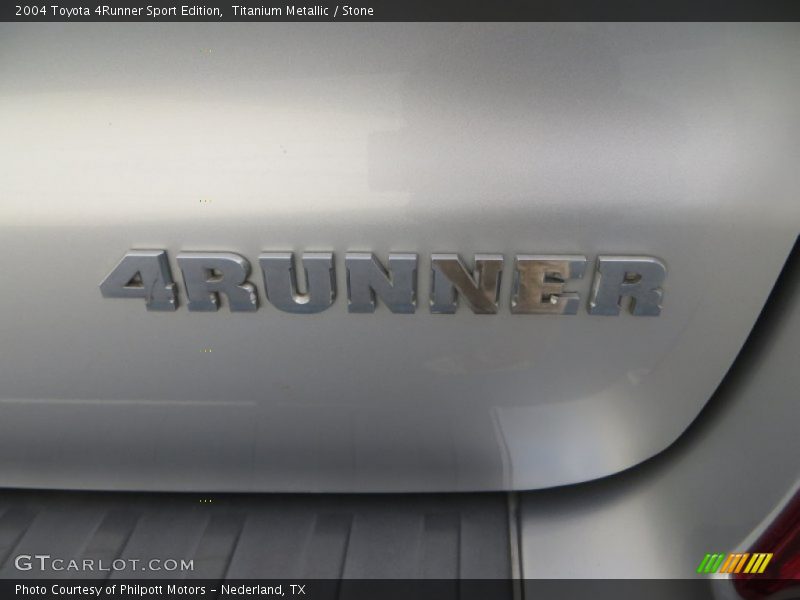 Titanium Metallic / Stone 2004 Toyota 4Runner Sport Edition