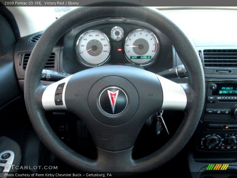 Victory Red / Ebony 2009 Pontiac G5 XFE