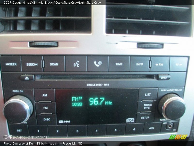 Black / Dark Slate Gray/Light Slate Gray 2007 Dodge Nitro SXT 4x4