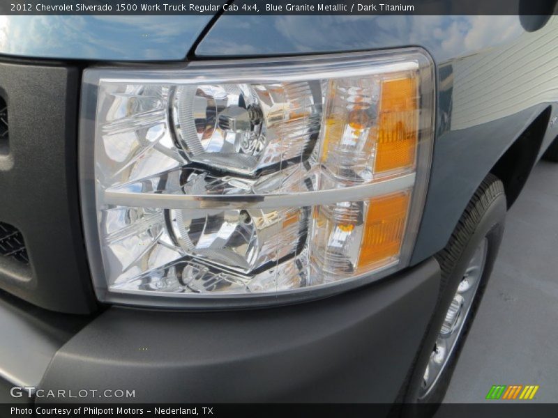 Blue Granite Metallic / Dark Titanium 2012 Chevrolet Silverado 1500 Work Truck Regular Cab 4x4