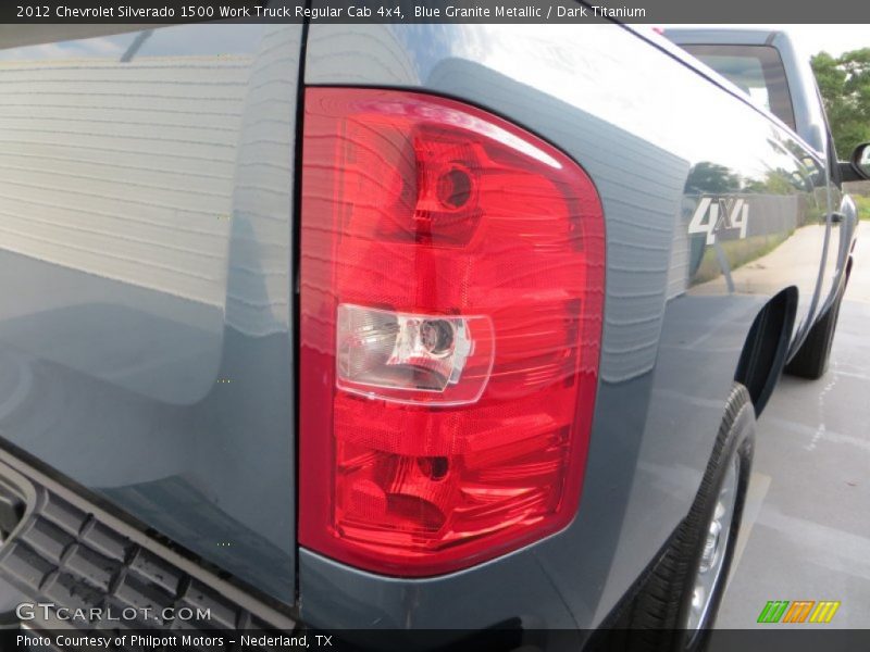 Blue Granite Metallic / Dark Titanium 2012 Chevrolet Silverado 1500 Work Truck Regular Cab 4x4