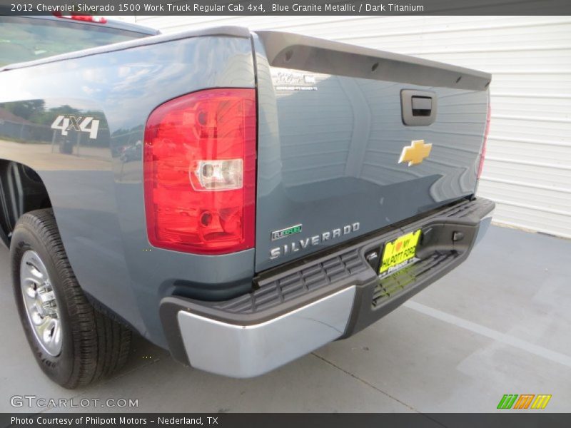 Blue Granite Metallic / Dark Titanium 2012 Chevrolet Silverado 1500 Work Truck Regular Cab 4x4