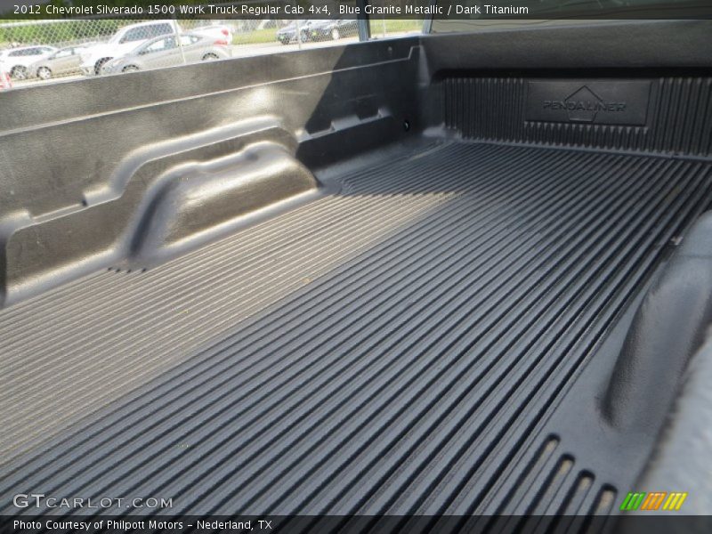 Blue Granite Metallic / Dark Titanium 2012 Chevrolet Silverado 1500 Work Truck Regular Cab 4x4