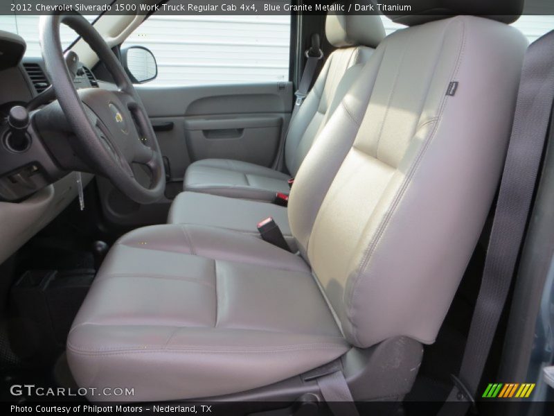 Blue Granite Metallic / Dark Titanium 2012 Chevrolet Silverado 1500 Work Truck Regular Cab 4x4
