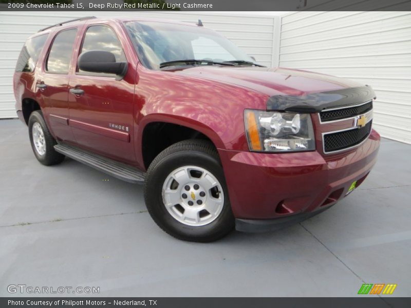 Deep Ruby Red Metallic / Light Cashmere 2009 Chevrolet Tahoe LS