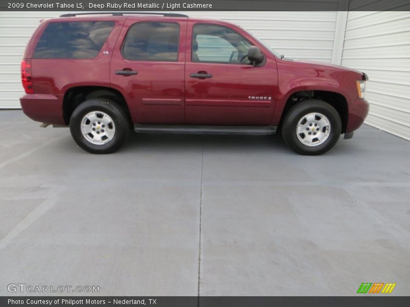 Deep Ruby Red Metallic / Light Cashmere 2009 Chevrolet Tahoe LS