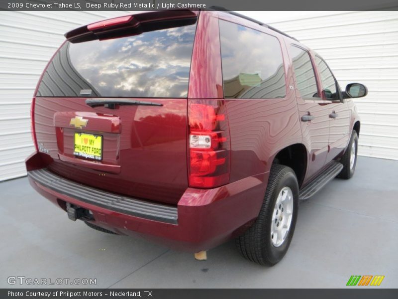 Deep Ruby Red Metallic / Light Cashmere 2009 Chevrolet Tahoe LS