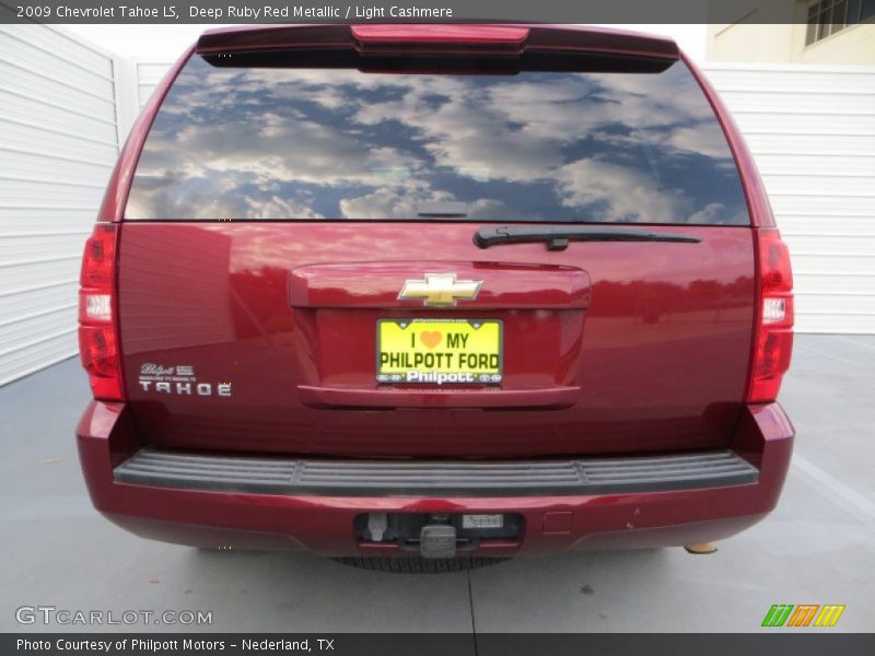 Deep Ruby Red Metallic / Light Cashmere 2009 Chevrolet Tahoe LS