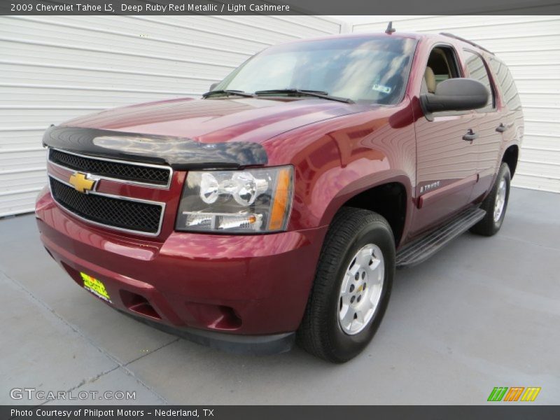 Deep Ruby Red Metallic / Light Cashmere 2009 Chevrolet Tahoe LS