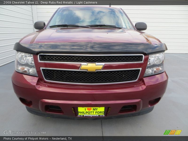 Deep Ruby Red Metallic / Light Cashmere 2009 Chevrolet Tahoe LS