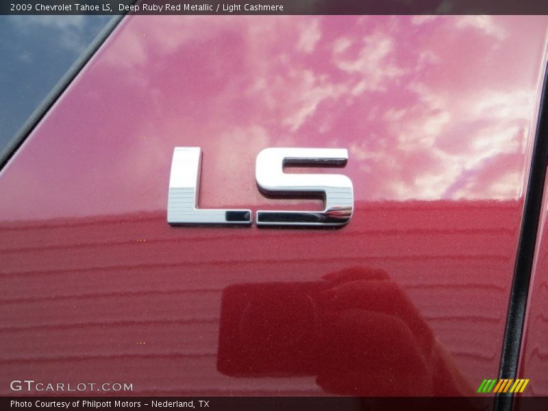 Deep Ruby Red Metallic / Light Cashmere 2009 Chevrolet Tahoe LS
