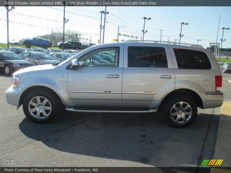 Bright Silver Metallic / Dark Slate Gray/Light Slate Gray 2008 Chrysler Aspen Limited 4WD